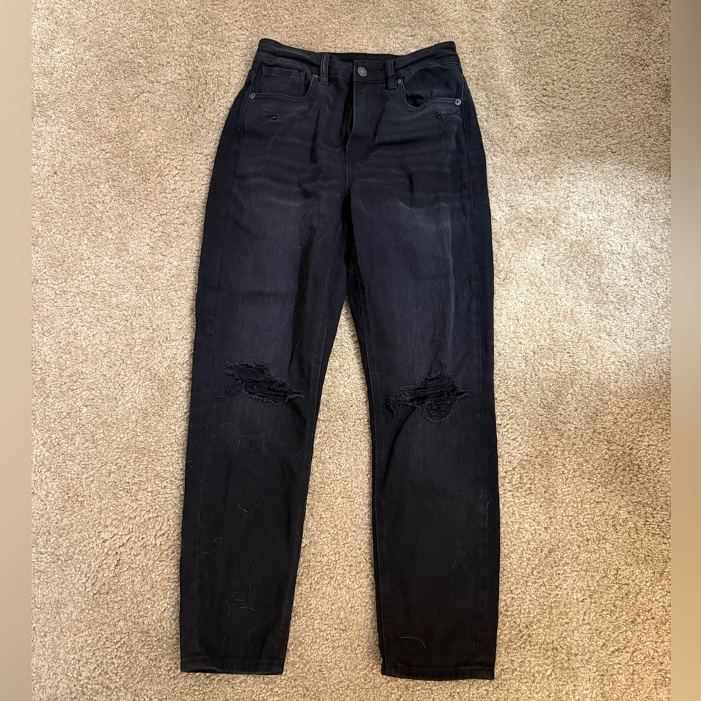 American Eagle Outfitters Black Mom Jeans